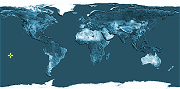Position sur une mappemonde