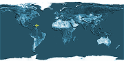 Position sur une mappemonde