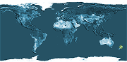 Position sur une mappemonde