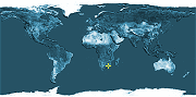 Position sur une mappemonde