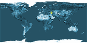 Position sur une mappemonde