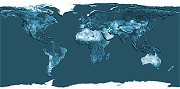 Position sur une mappemonde